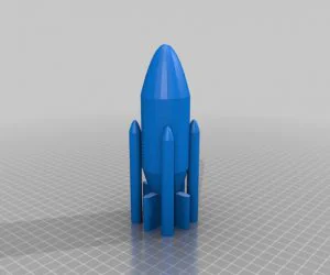 Simple Rocket 3D Models
