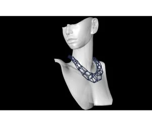 Voronoi Necklace 3D Models
