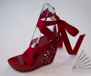 Mesh Wedge Shoe 3D Models