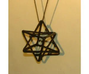 Star Tetrahedron Pendant 3D Models