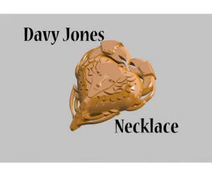 Davy Jones Necklace 3D Models