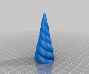 Unicorn Horn Icybie 3D Models