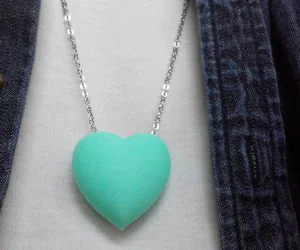 Little Heart Necklace 3D Models