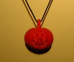 Pumpkin Halloween Pendant 3D Models