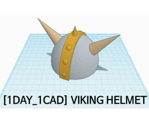 1Day1Cad Viking Helmet 3D Models