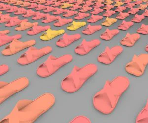 Simple Sandal 3D Models