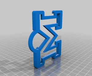 Id Holder Letter M 3D Models