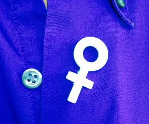 3D Printed International Woman’S Day “Pin” For Buttonhole “Venus Symbol” 3D Models