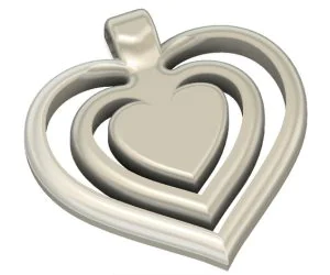 Heart Pendant 3D Models