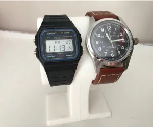 Watch Stand For 22Mm Straps Paired 3D Models