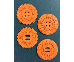 Button Gear Forever 3D Models