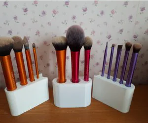 Makeup Brush Pots Real Techniques 3D Models