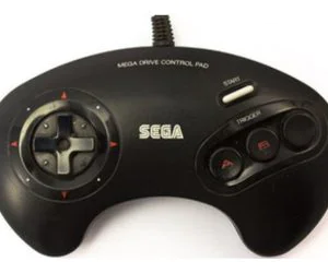 Sega Genesis Controller Pendant 3D Models