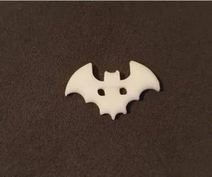Bat Shaped Button 3D Models
