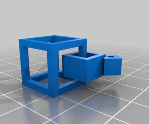 Earing Cube Geometry 3D Models