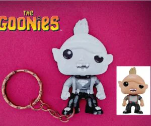 Keychain Sloth Fratelli The Goonies 3D Models