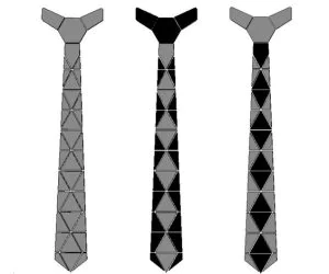 Printable Hex Tie 3D Models
