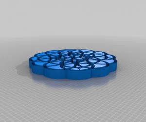 One Side Flower Necklace 3D Models