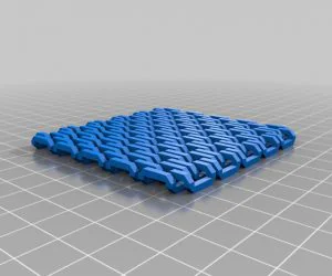 Twisting Paddles Open Frame Ringbracelet Thing 3D Models