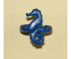 Seahorse Ring 3D Models