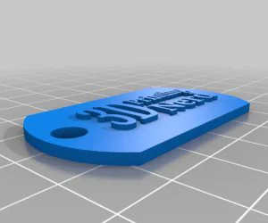 3D Printing Nerd Dog Tag 3D Models