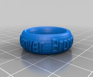 Denver Broncos Ring 3D Models