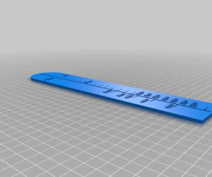 Sock Ruler 3D Models