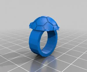 Turtle Ring 3D Models