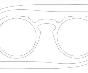 Open Glasses Model 002 3D Models