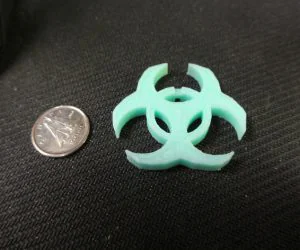 Biohazard Keytag 3D Models