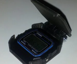 Prototype Casio F91W Pocket Watch 3D Models