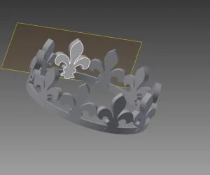 Simple Fleur Crown 3D Models