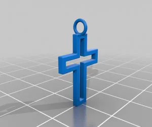 Cross Pendent 3D Models