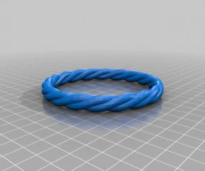 Custom Twisted Bracelet 3D Models