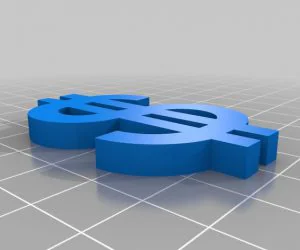 Dollar Sign 3D Models