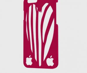 Iphone 6 Apple Zebra Heart 3D Models