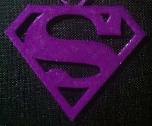 Superman Pendant 3D Models