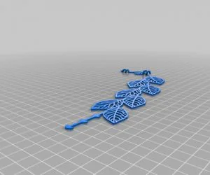 2Tone Flexible Necklace Ninjaflex Silver 3D Models