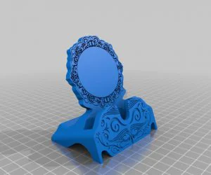 Fancy Smart Phone Stand Designed By Mbot3D 3D Models