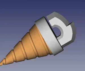 Tengen Toppa Gurrenlagan Core Drill 3D Models