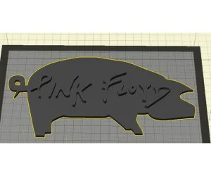Pink Floyd Pig Logo 3D Models