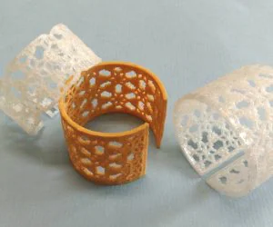 Zentangle Bracelet 3D Models