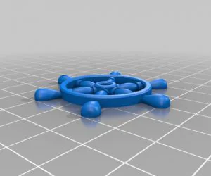 Spinwheel Pendant 3D Models