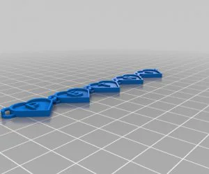 Cheesy Heart Necklace V2 3D Models
