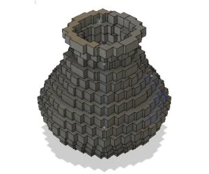 Cube Pot 3D Models