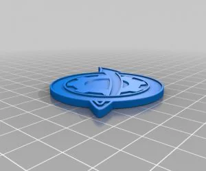 Steins;Gate Lab Pin Badge Clean Version 3D Models