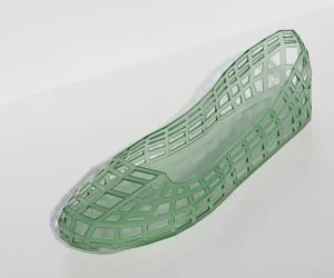 3D Printable Ballet Flat 3D Models