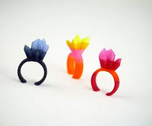 Giant Crystal Ring 3D Models