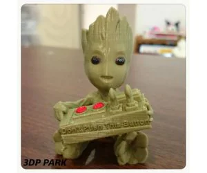 Baby Groot 51 Don’T Push This Button 3D Models