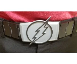Wearable Chain Belt W Flash Logo 3D Models